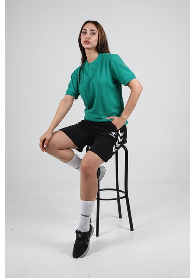 Hummel Armin Pamuklu Bebe Yaka Tişört Yeşil
