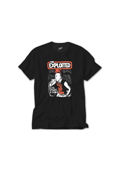 The Exploited On Stage Siyah Tişört Siyah