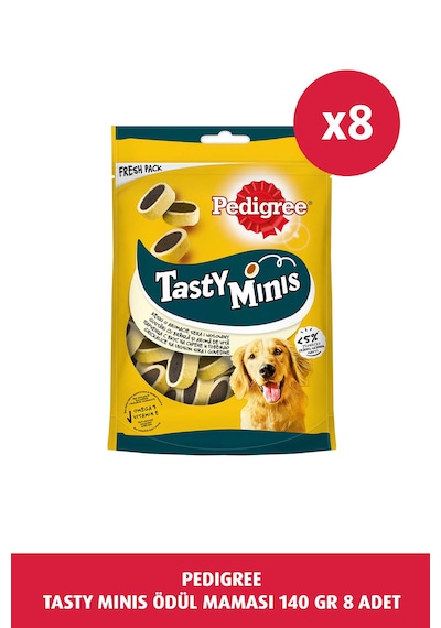 Pedigree Tasty Minis Köpek Ödül Maması 8 x 140 G Pedigree Tasty Minis Köpek Ödül Maması 8 x 140 G