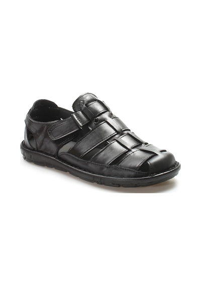 Fast Step 927ma021 Hakiki Deri Klasik Erkek Sandalet