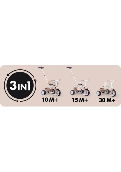 Smoby Be Move Comfort 3'ü1 Arada Bisiklet - Bej 740418 Yeşil