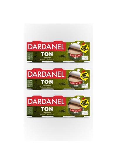 Dardanel  Zeytinyağlı Ton Balığı 3 x 75 G 3'lü Paket