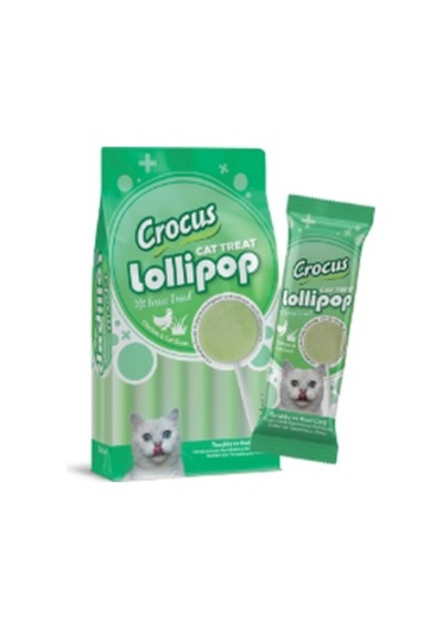 Crocus Tavuklu Ve Kedi Çimli Kedi Lolipop 10 Lu Paket 10x1,4 Gr