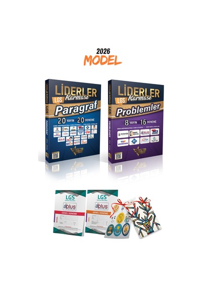 2026 Model Lgs 20 Yayın 20 Paragraf Denemesi Ve 8 Yayın 16 Problem Deneme Seti
