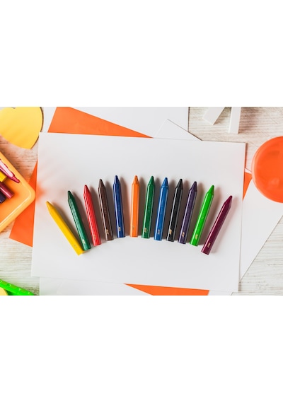 Bic Kids Plastidecor Üçgen Pastel Boya 12'li
