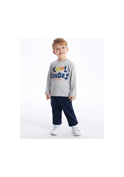 LC Waikiki Lcw Beli Lastikli Basic Erkek Bebek Jogger Eşofman Alt Koyu İndigo