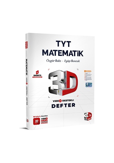 3d 2025-2026 Tyt Tüm Dersler Detaylı Video Destekli Konu Seti