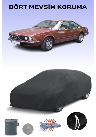 Siyah, Bmw 635 Csı E24 1978 - 1989, Araba Brandası, Oto Örtüsü, Araba Çadırı Siyah