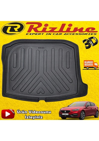 Seat Leon Bagaj Havuzu 3D Siyah 2021 Sonrası Rizline N11.4678