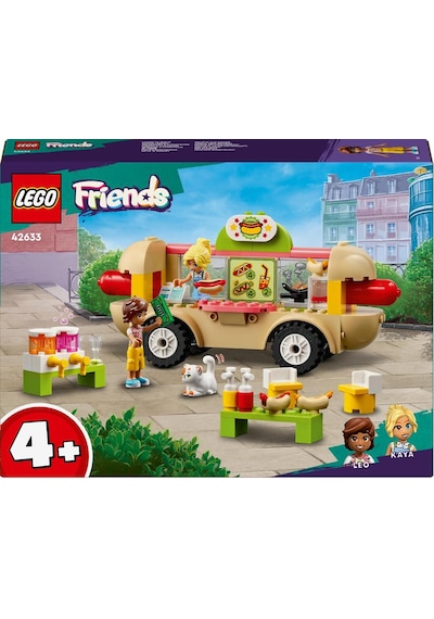 LEGO® Friends Sosisli Sandviç Arabası 42633 4+ Yaratıcı Oyuncak Yapım Seti - 100 Parça