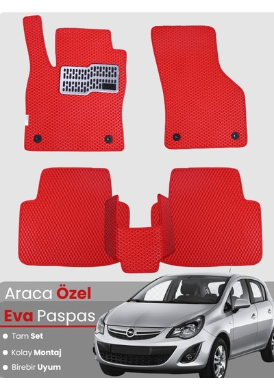 Opel Corsa D 2006-2014 Uyumlu Eva Paspas Tam Set Araca Özel,kolay Montaj,oto Paspas 799