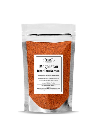 Tos The Organic Spices Moğolistan Biber Tozu Karışımı 500 G Mongolian Chili Powder Mix