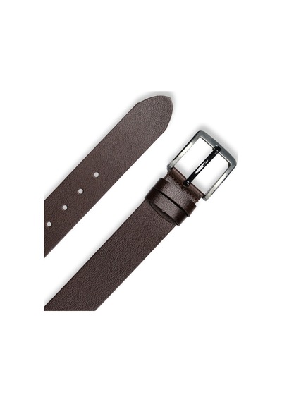 Mft Leather Hakiki Deri Erkek Kemer Düz Desen, 4,5 Cm, Koyu Kahve 7688 Koyu Kahve