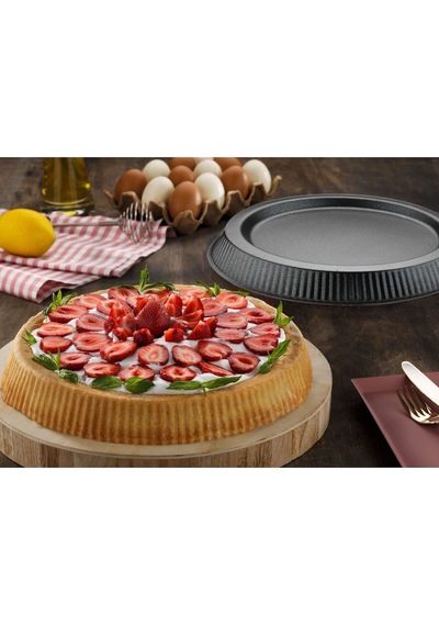 Diamond Yanmaz Yapışmaz Siyah Tart Kalıbı Siyah
