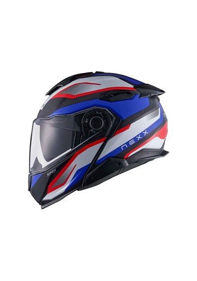 Nexx X.lifetour Pro Mile Çene Açılır Kask Mavi - Kırmızı