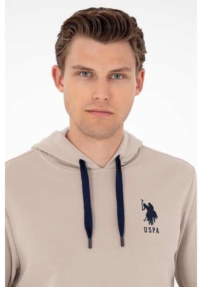 U.s. Polo Assn. Erkek Taş Sweatshirt 50289059-vr049 Taş