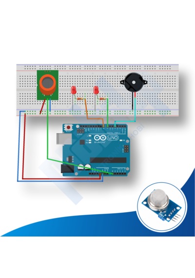 Arduino İle Uyumlu Mq2 Bütan Ve Duman Sensörü Full Projesi - Demonde No:3