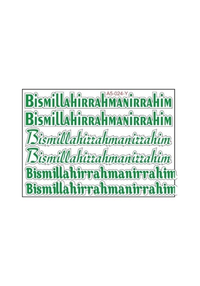 A5 Sticker 037 Tek Paket Çoklu Sticker Standart