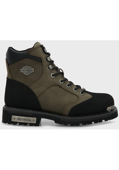 Harley Davidson Harley-davidson 025m100530 Clemente Erkek Bot - Haki Deri-haki Deri