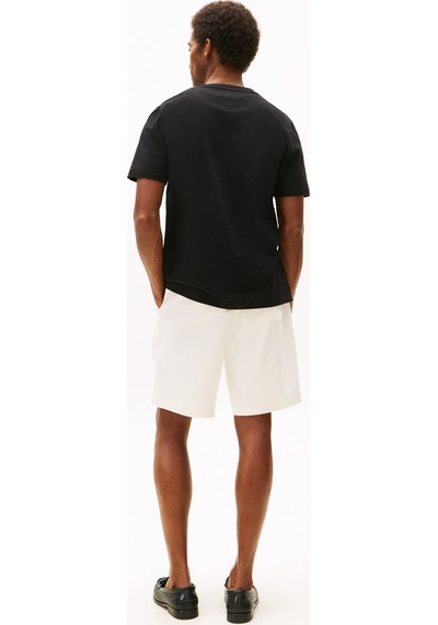Tommy Hilfiger Hılfıger Flock Tee Erkek Siyah T-shirt - Mw0mw39357