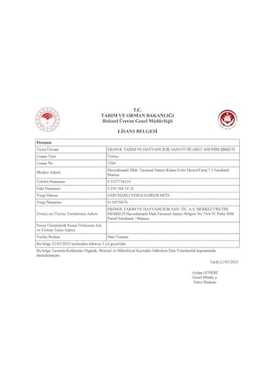 %100 Organik Solucan Gübresi - 3 Kg Toplam Ağırlık 0.75 LT - 2.5 LT - 12 KG