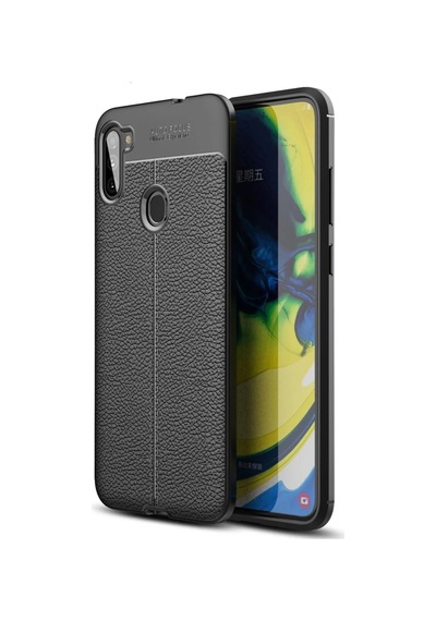 Newface Samsung Galaxy A11 Kılıf Auto Focus Kapak - Siyah