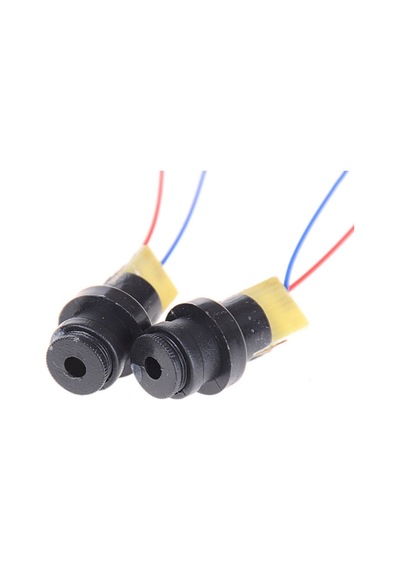 Kablolu Kırmızı Nokta Lazer Modül Plastik Kafa 5mw 650nm 3v 5v 6mm 15 Metre Mesafe Lazer Diyot Modül