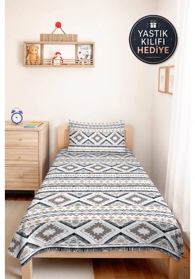 Geometrik Bohem Gri Genç Odası Tek Kişilik Pike Takımı-antrasit Bej 160x220 Cm Kapitone Yatak Örtüsü Kumlu Harmoni Serabı Geometrik Bohem Gri Genç Odası Tek Kişilik Pike Takımı-antrasit Bej 160x220 Cm Kapitone Yatak Örtüsü Kumlu Harmoni Serabı