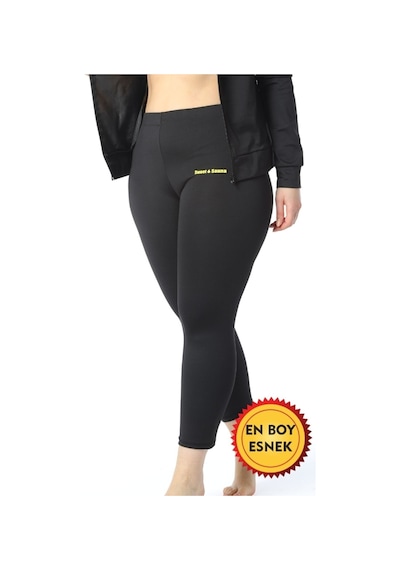 Ff Fit Form Giyim Extra Termal Siyah Etkili Sauna Tayt Siyah