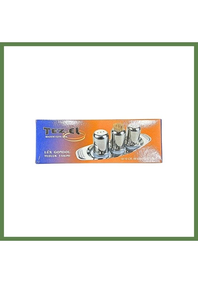 Bezos Küçük Metal Tuzluk Takımı Hb006