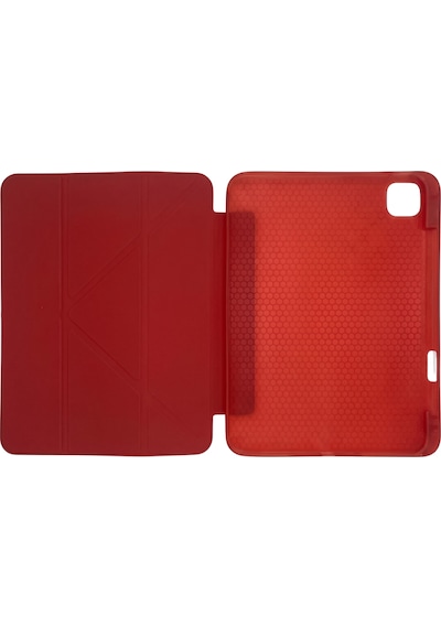 Ps Apple Uyumlu iPad Air 13 İnç M4 / M3 / M2 Tri Folding Standlı Kılıf - Kırmızı Kapaklı Kılıf Ps Apple Uyumlu iPad Air 13 İnç M4 / M3 / M2 Tri Folding Standlı Kılıf - Kırmızı Kapaklı Kılıf