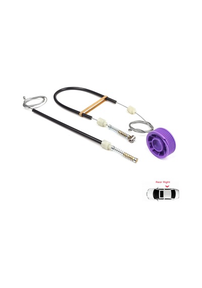 Arka Sağ Cam Kriko Set Vw Phaeton 3d Mk1 2002-2016 Kısa Şase İçin Standart