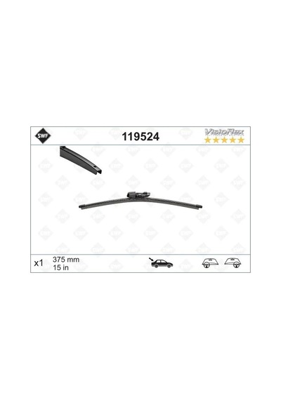 Arka Silecek Tıguan 375 Mm