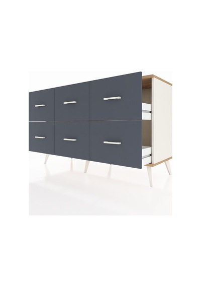 Hyperion Konsol 6 Çekmeceli 132x44x83 Aytaşı-çam/antrasit Çam/antrasit Hyperion Konsol 6 Çekmeceli 132x44x83 Aytaşı-çam/antrasit Çam/antrasit