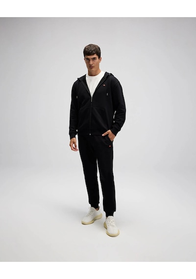 Ellesse Fermuarlı Kapüşonlu Siyah Erkek Sweatshirt Em581 Siyah