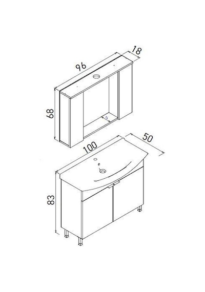 Orka Purus 100 Cm Mat Antrasit Spot Aynalı Banyo Dolabı Takım Ve Boy Dolabı Ayaklı Antrasit Orka Purus 100 Cm Mat Antrasit Spot Aynalı Banyo Dolabı Takım Ve Boy Dolabı Ayaklı Antrasit