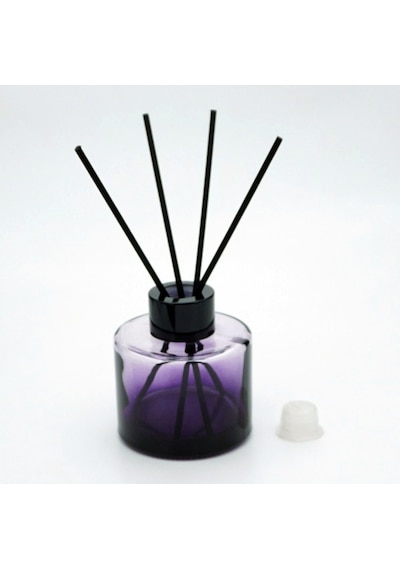 Boş Silindir Bambu 100 ML 4 Adet Mor Boş Oda Şişesi