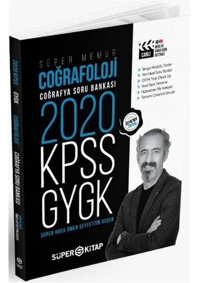 2020 KPSS Süper Memur Coğrafoloji Coğrafya Soru Bankası / Ömer...