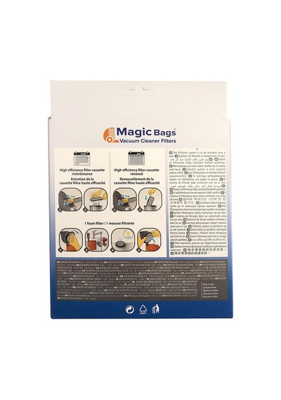 Magic Bags Rowenta Ile Uyumlu X-trem Power Cyclonic Vakum Filtr