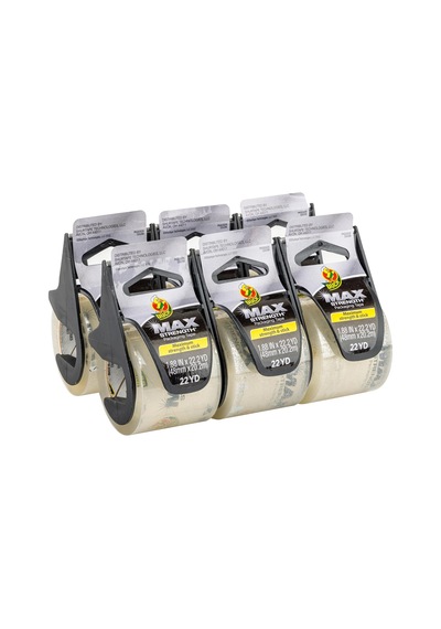 Max Strength Paket Bandı, Dağıtıcılı, Şeffaf, 6 Adet, 4,8 Cm X 22 M, 284983 Diğer