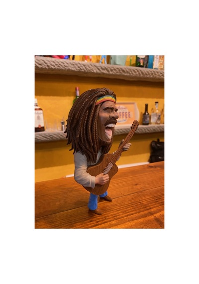 Bob Marley Figür 20cm-3d Baskı-kolleksiyonluk Biblo