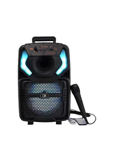 Concord Bt-2092 Fm Radyo/usb/mikrofonlu/kumandalı 8'' Taşınabilir Bluetooth Hoparlör