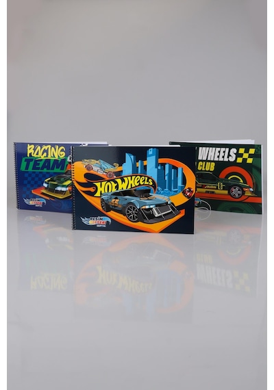 Yeni Sezon Lisanslı Hot Wheels Resim Defteri 17x24 Cm 15 Yaprak Altın