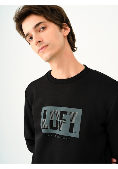 Erkek Sweat S-shırt Lf2038245 Siyah