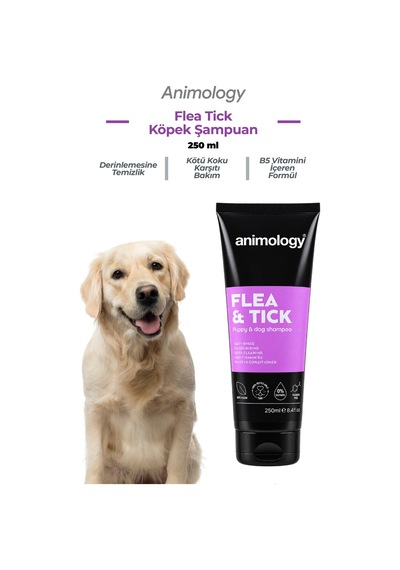 Animology Flea Tick Pire ve Kene Köpek Şampuanı 250 ML