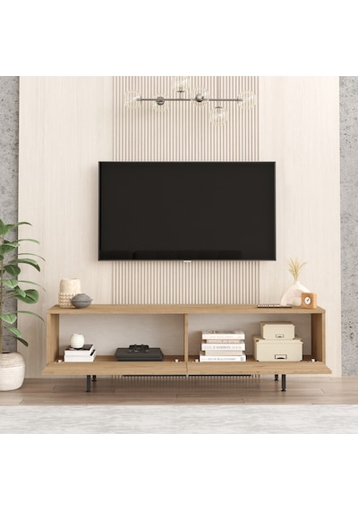 Robin Home Lidya Tv Ünitesi Sehpası Metal Ayaklı 160cm Sepet
