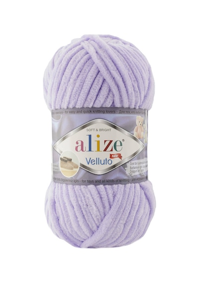 Alize Velluto El Örgü İpi 100 gr | Lila 146-8697678078589