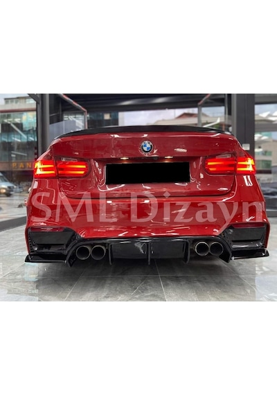 Bmw M3 2012 - 2018 F80 Vorsteiner Difüzör (Plastik) Set 3 Parça N11.42069