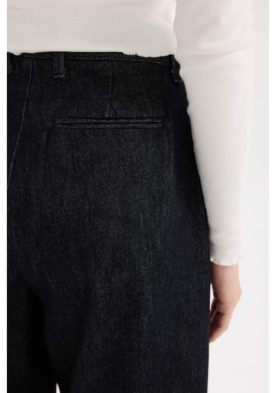 DeFacto Baggy Fit Yüksek Bel Uzun Jean Pantolon E2966AX25SPNM34
