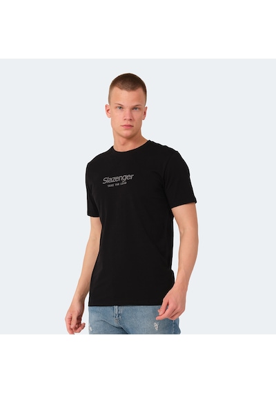Slazenger VOITTO Erkek  Siyah Tişört